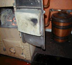 Asbestos rope seal to an 'older' style Rayburn cooker